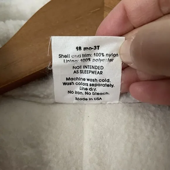 VTG American Widgeon San Francisco Girls Toddler Bunting Snowsuit Jacket 18mo-3T - Picture 10 of 11